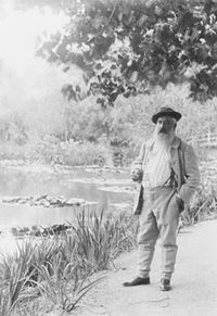 Claude Monet in his Garden